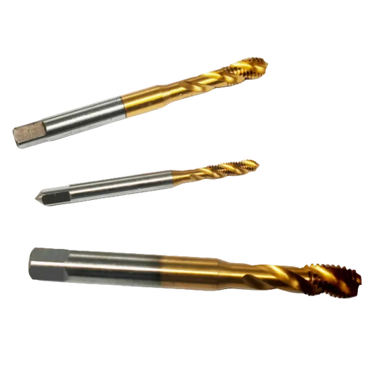 Vītņurbji ar spirālgriezi caurejošām vītnēm HSS-CO (M35)